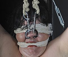 Humiliating Face Bondage